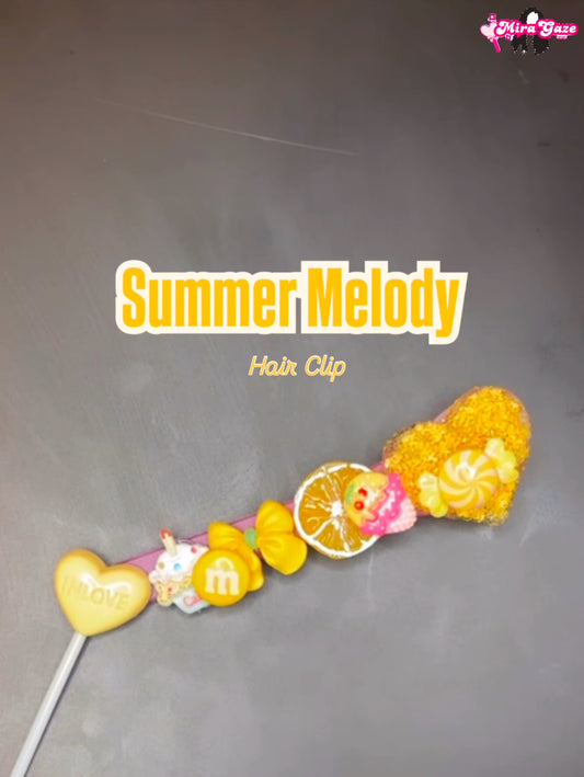 Summer Melody - JÜŇK Charm Hair Clip Accessory